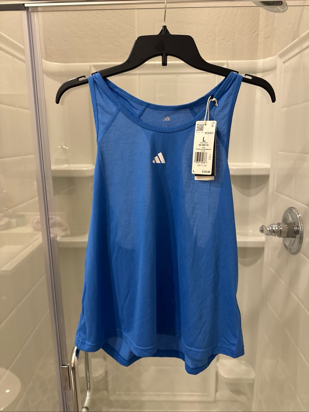 Adidas Women's Blue Athletic Tank Top